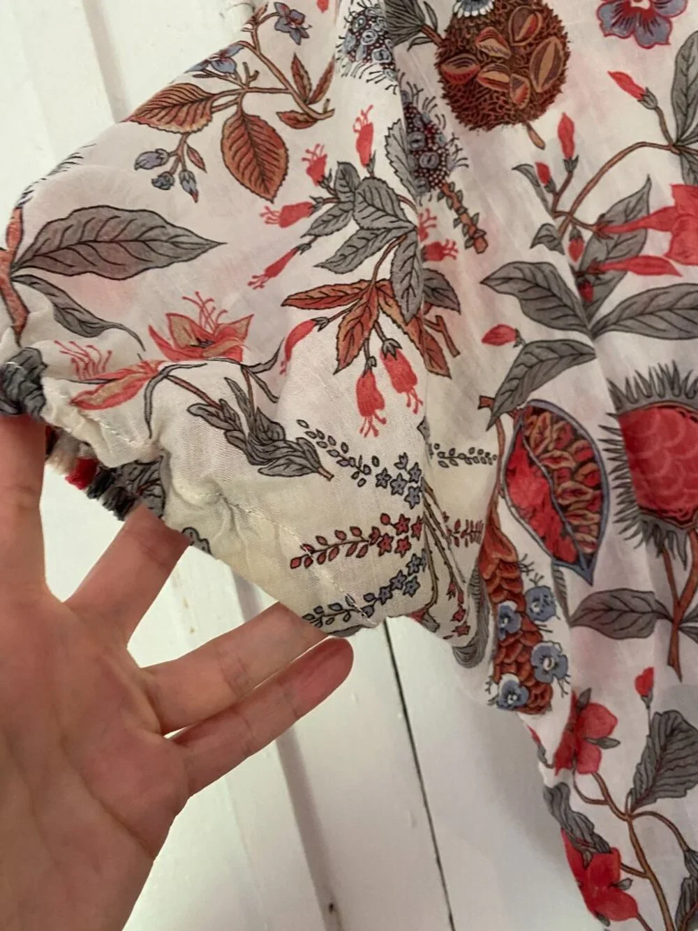 Vivienne Westwood Anglomania Blouse & Skirt Set in Botanical Poppy Print - Picture 7 of 13